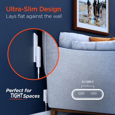 HyperGear 43-Watt SpeedBoost 3-Port USB-C PD and USB Wall Charger