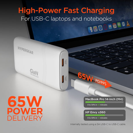 HyperGear 43-Watt SpeedBoost 3-Port USB-C PD and USB Wall Charger