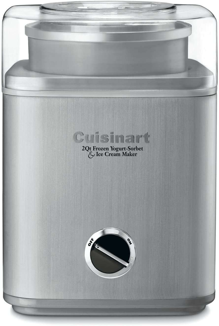 Cuisinart 2 QT Ice Cream Maker, Silver - Certified Refurbished