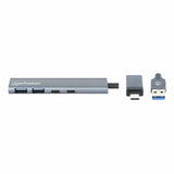 Manhattan 4-Port USB 3.0 Type-C / Type-A Combo Hub 2x2