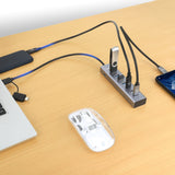Manhattan 7-Port USB 3.0 Type-C / Type-A Combo Hub 3+4