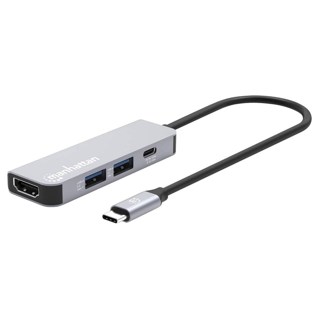 Manhattan USB-C PD 4-in-1 HDMI 4K Docking Station / Multiport Hub