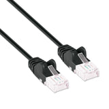 Intellinet Network Solutions Cat6 U/UTP Slim Network Patch Cable, 1ft, Black