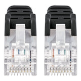 Intellinet Network Solutions Cat6 U/UTP Slim Network Patch Cable, 1ft, Black