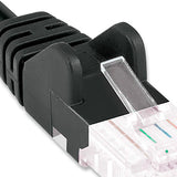 Intellinet Network Solutions Cat6 U/UTP Slim Network Patch Cable, 1ft, Black