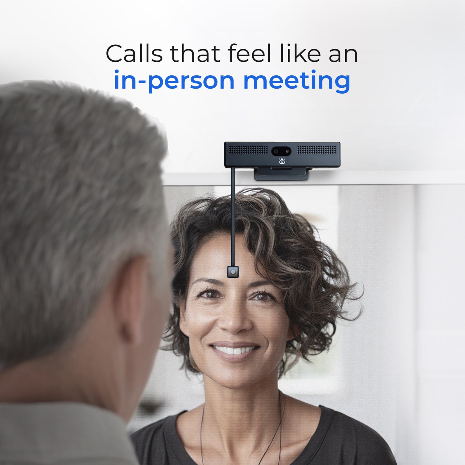 iContact Camera ProXL 4K Eye-Contact Webcam with Retractable Arm for Large Desktop Screens