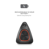 ION Uber Boom Ultra Portable Bluetooth Boom Box with Speakerphone, Lights, and Stereo-Link