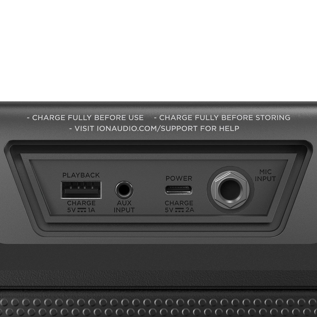 ION Trailblazer Roar Portable Bluetooth All-Weather Speaker with Stereo-Link and LED Lights