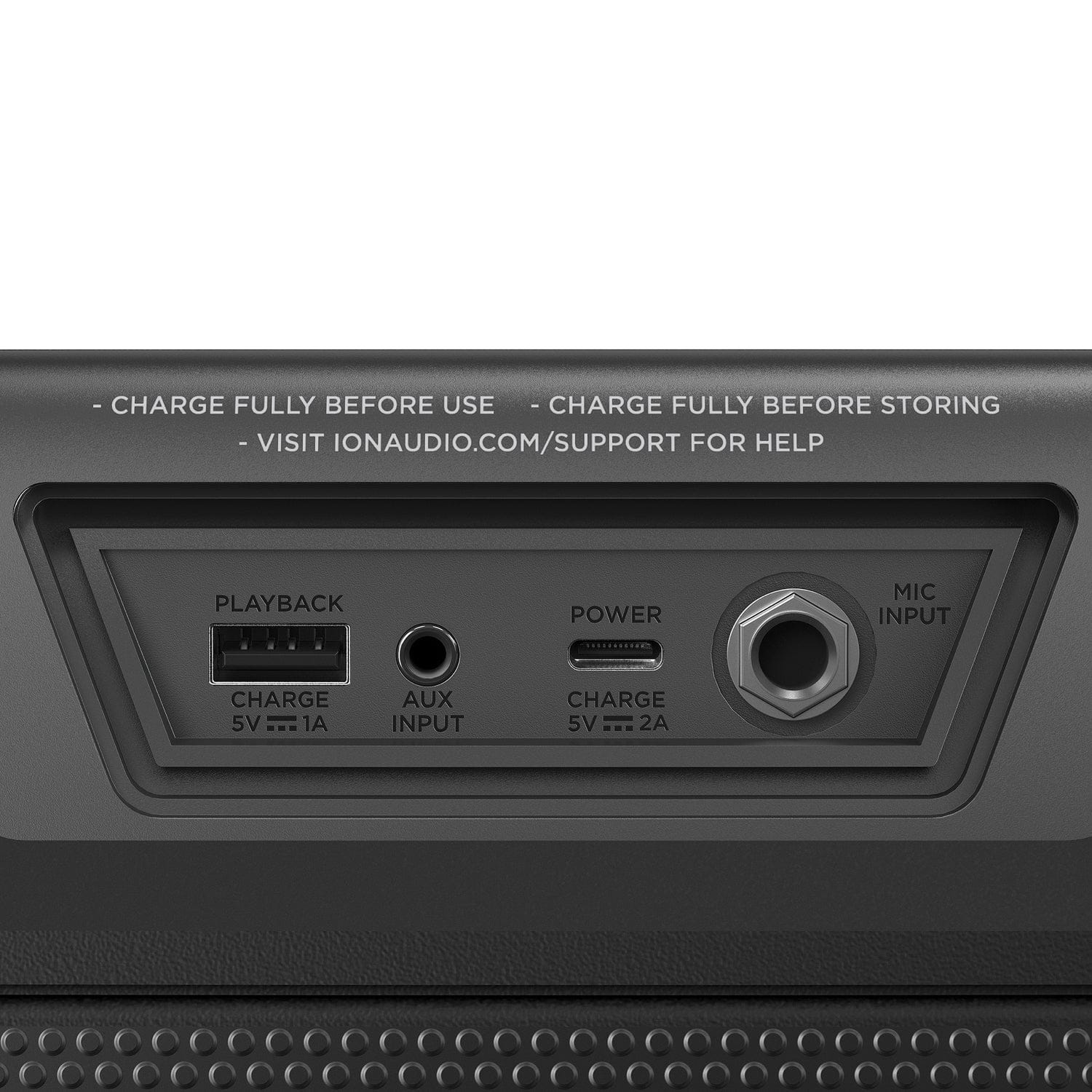 ION Trailblazer Roar Portable Bluetooth All-Weather Speaker with Stereo-Link and LED Lights