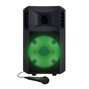 ION Power Glow 300 300-Watt Portable Bluetooth Party System Speaker with Lights, Microphone, and Stereo-Link