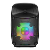 ION Pro Glow Express Portable Bluetooth PA Speaker with Lights, Sonic Wide Audio, and Microphone, Black