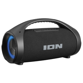 ION 51-Watt Sport Surge Outdoor-Ready Portable Bluetooth Rechargeable Boom Box with Lights, TWS, USB/Aux, Water-Resistant, up to 20 Hours Play Time