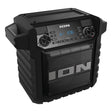 ION 22-Watt-RMS Tailgater Classic Portable Bluetooth Rechargeable Speaker with Link 2, FM, Light, IPX5, up to 15 Hours Play Time, Black