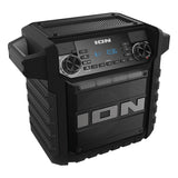 ION 22-Watt-RMS Tailgater Classic Portable Bluetooth Rechargeable Speaker with Link 2, FM, Light, IPX5, up to 15 Hours Play Time, Black