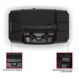 ION 22-Watt-RMS Tailgator TD Portable Bluetooth Rechargeable Speaker, TWS, Lights, FM/USB/Aux, Rugged Design, IPX5, up to 10 Hours Play Time