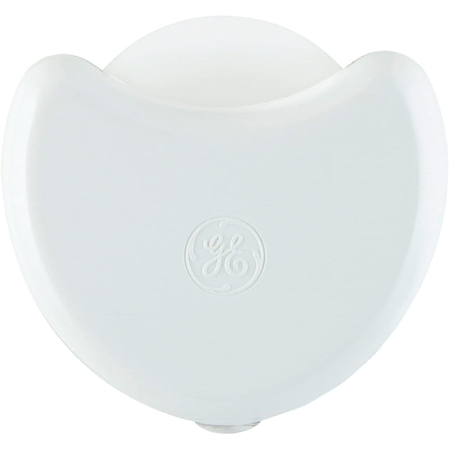 GE Half-Moon Light-Sensing LED Night-Lights, 2 Count, White, 10202
