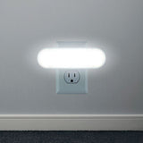 GE UltraBrite 100-Lumen LIght-Sensing LED Light Bar and Night-Light, White, 12498