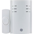 GE 8-Chime Plug-in Doorbell Kit with Chime and Wireless Push Button, 1 Button