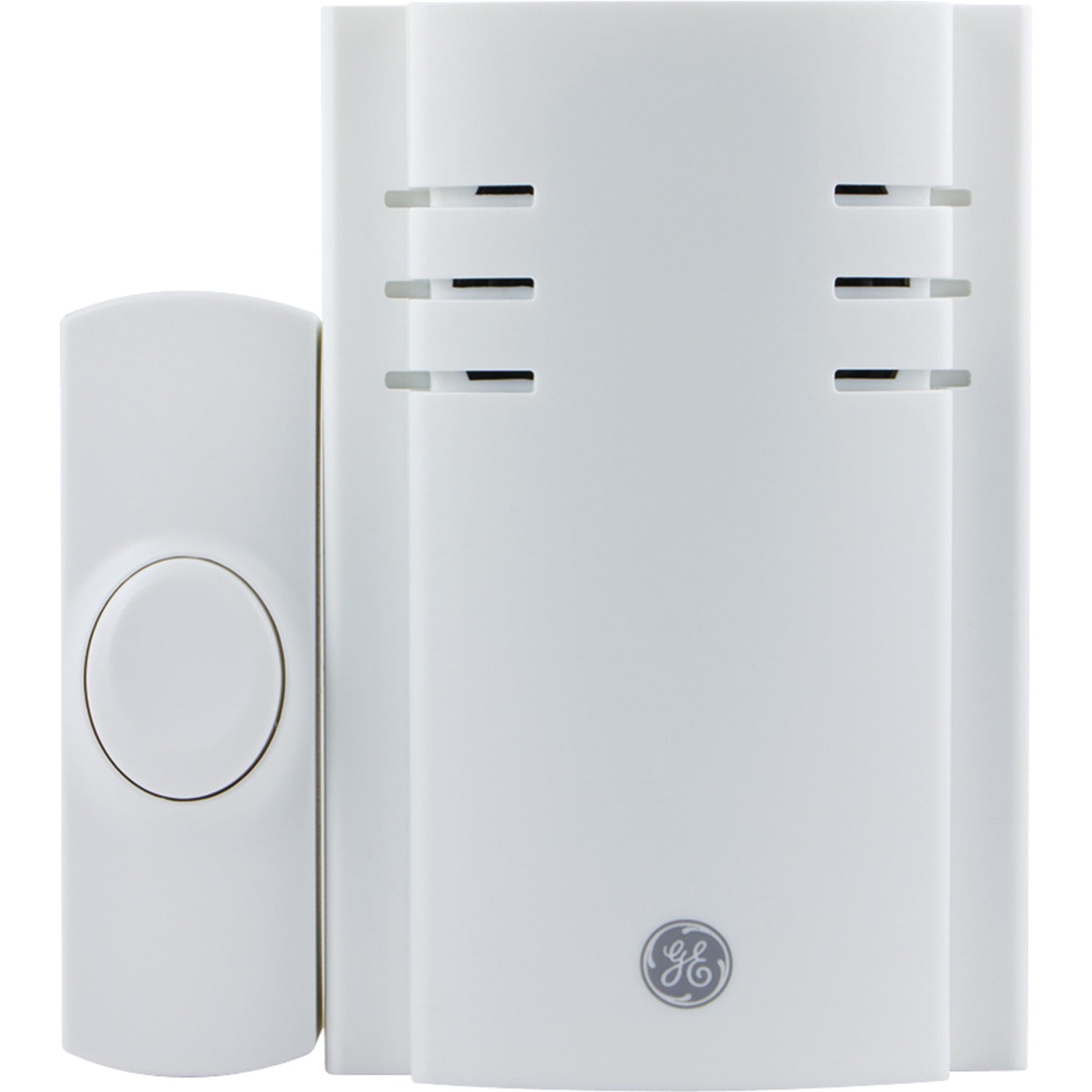 GE 8-Chime Plug-in Doorbell Kit with Chime and Wireless Push Button, 1 Button