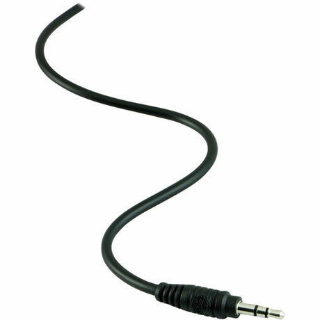 GE 3.5-mm Auxiliary Audio Cable, 3 Ft., Black, 33544