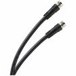 GE RG6 Coaxial Cable with F-Type Connectors, Black, 6 Ft.