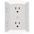 GE 6-AC Outlet Grounded Wall Tap, 50759
