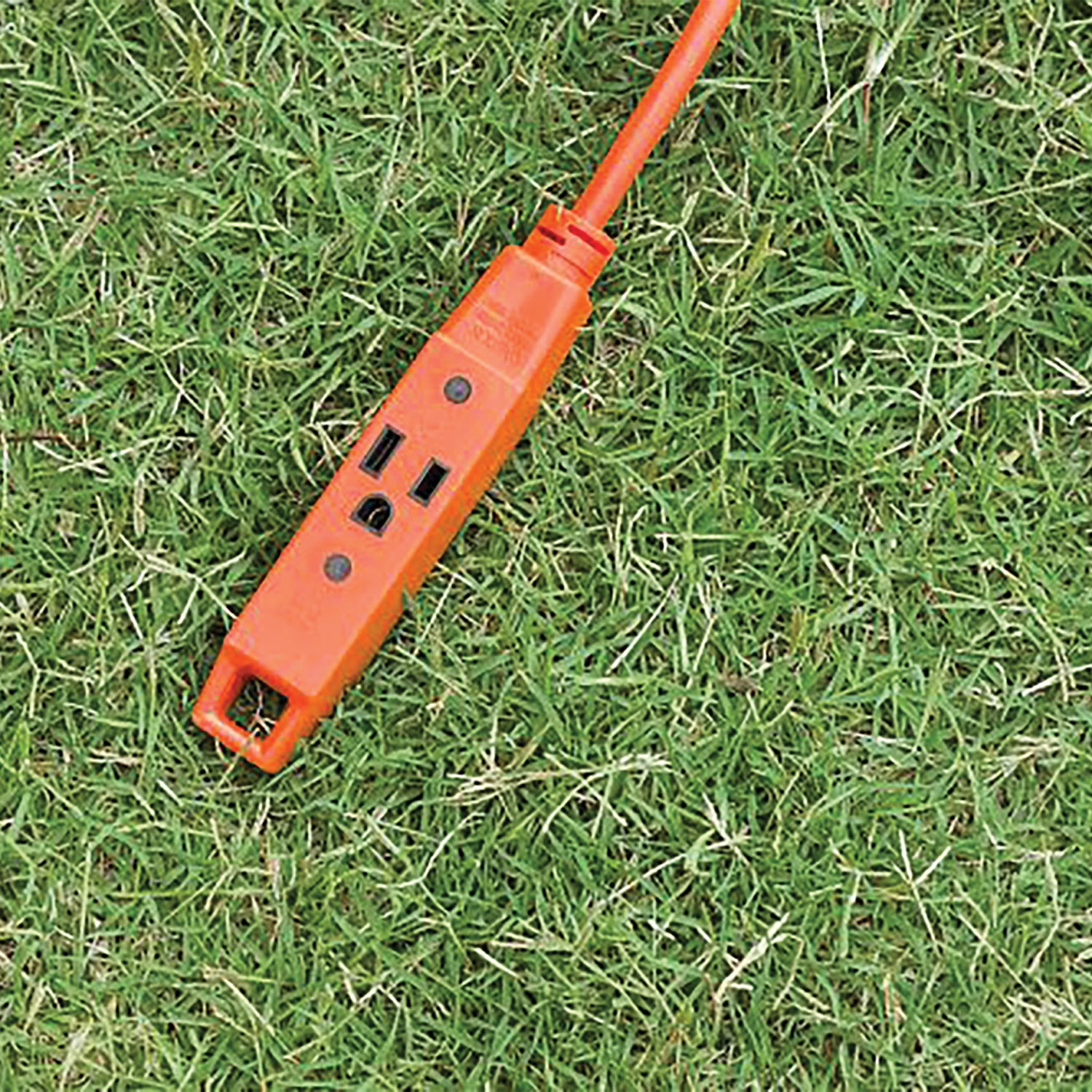 GE UltraPro Outdoor Extension Cord, 3 Outlets, 9-Ft. Cord, Orange, 51927