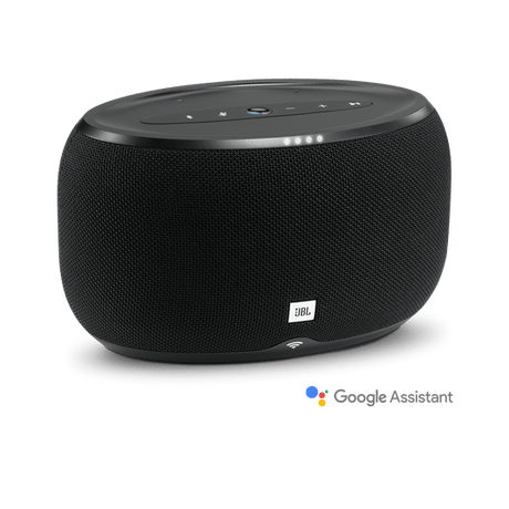 JBL Link 300 Wi-Fi Bluetooth Voice-Active Speaker, Black - Certified Refurbished