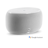 JBL Link 300 Wi-Fi Bluetooth Voice-Active Speaker, White - Certified Refurbished
