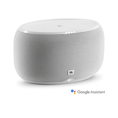 JBL Link 300 Wi-Fi Bluetooth Voice-Active Speaker, White - Certified Refurbished