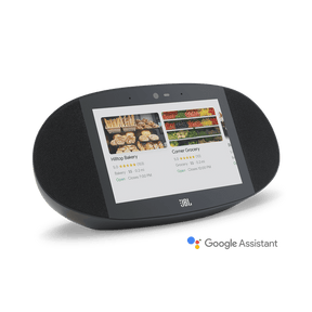 JBL Link View Smart Display WiFi Bluetooth Speaker, Black - Certified Refurbished