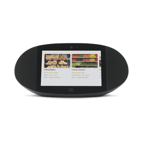 JBL Link View Smart Display WiFi Bluetooth Speaker, Black - Certified Refurbished