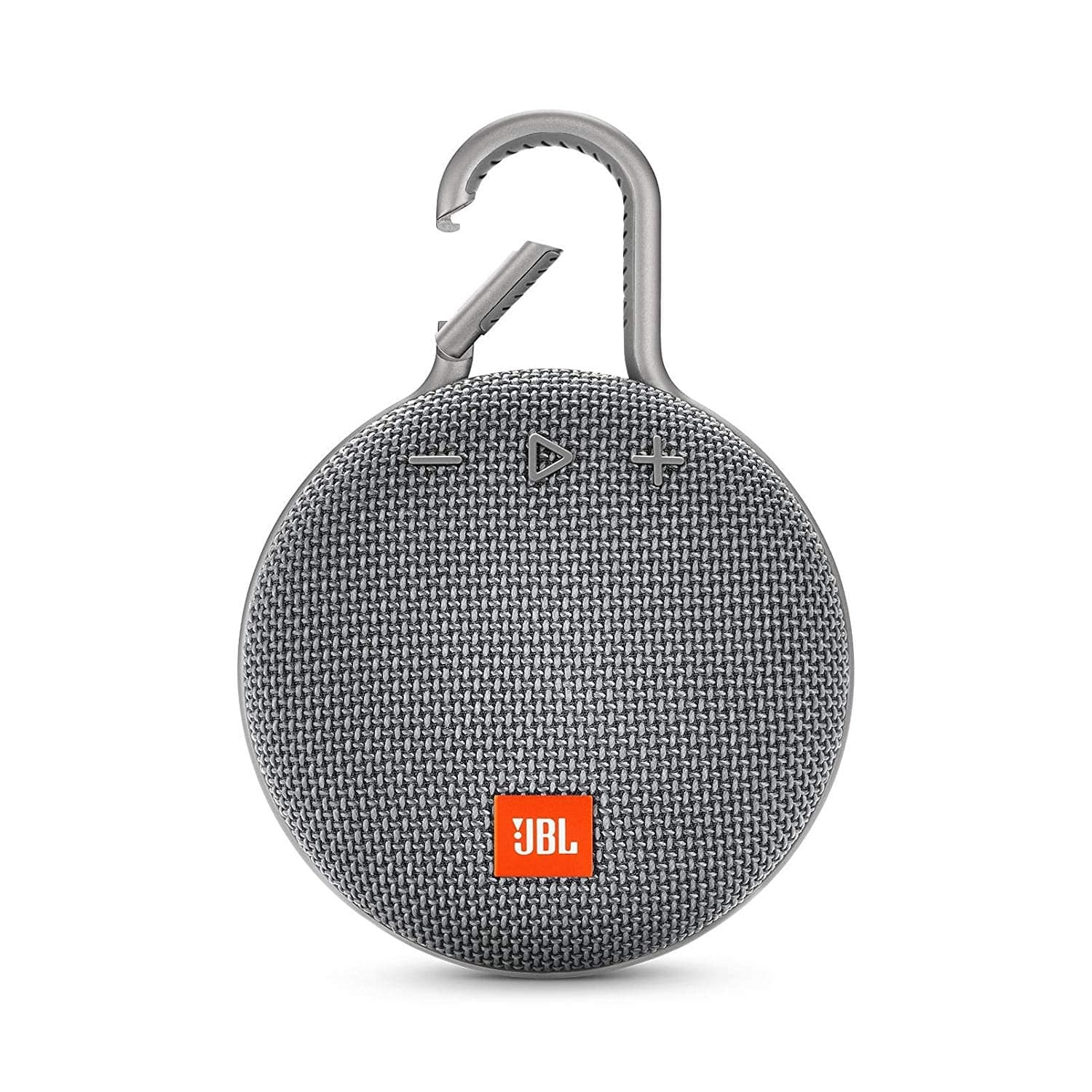 JBL Clip 3 Portable Bluetooth Speaker-Gray -Waterproof Wireless- Certified Refurbished