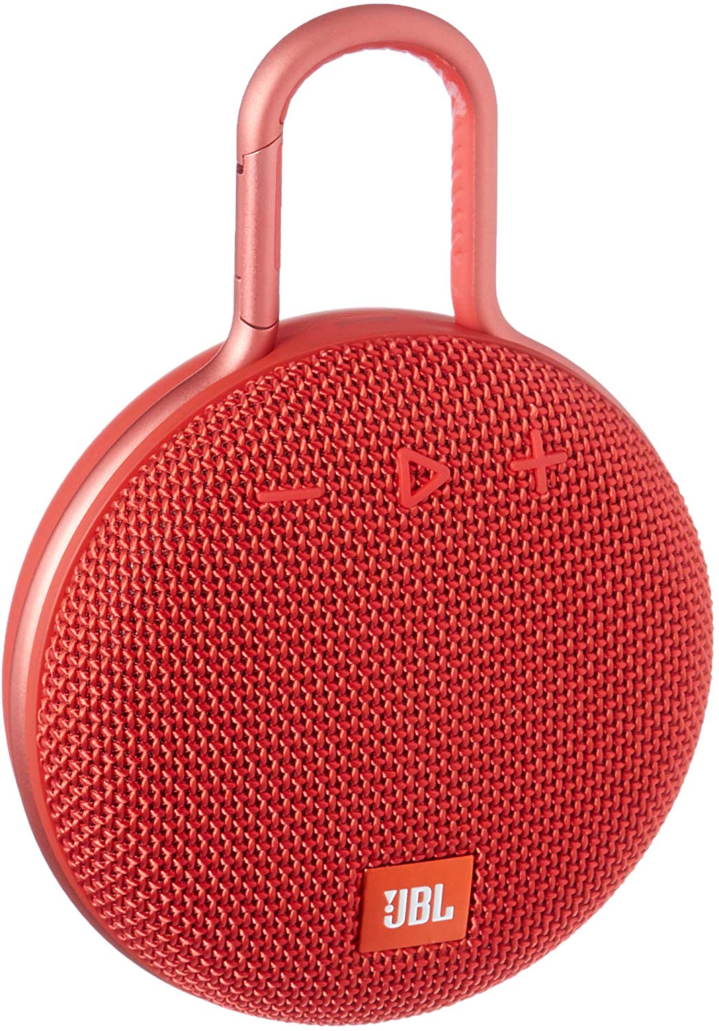 JBL Clip 3 Portable Waterproof Bluetooth Speaker, Red - Certified Refurbished