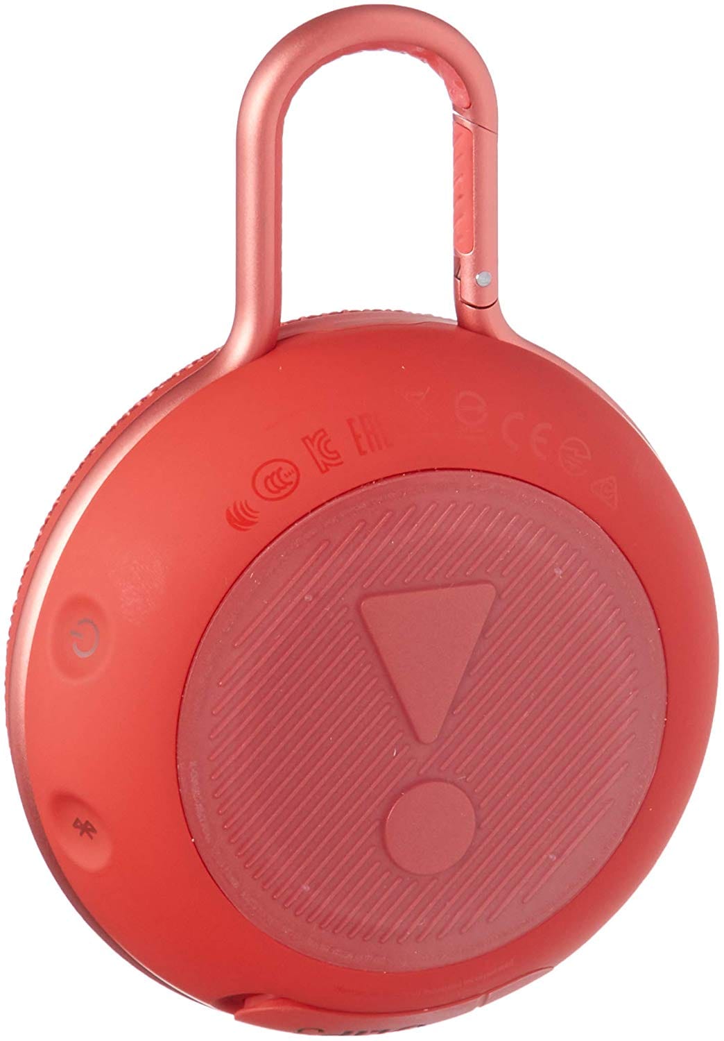 JBL Clip 3 Portable Waterproof Bluetooth Speaker, Red - Certified Refurbished