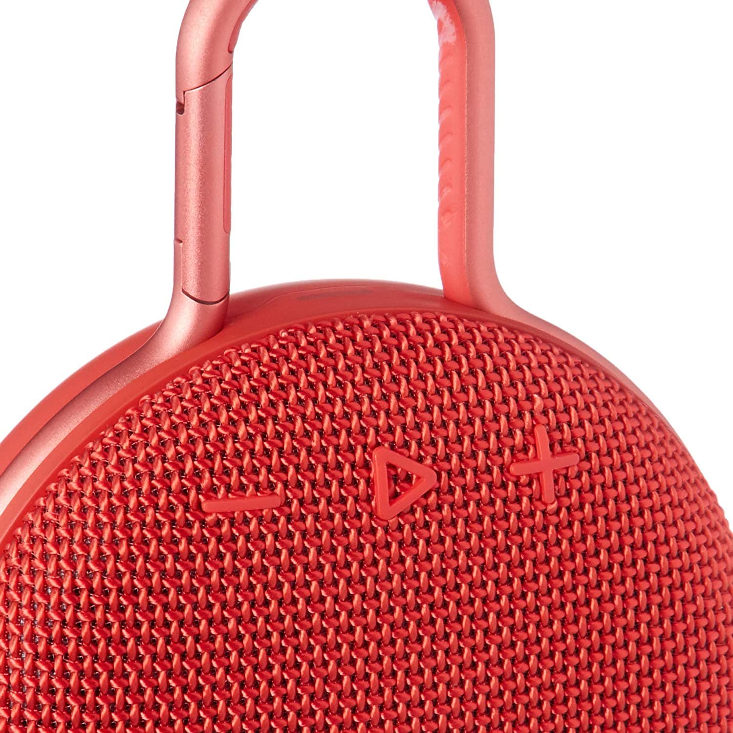 JBL Clip 3 Portable Waterproof Bluetooth Speaker, Red - Certified Refurbished