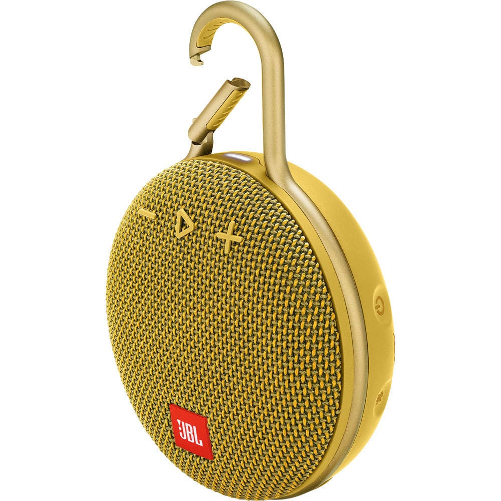 JBL Clip 3 Portable Bluetooth Speaker Yellow - Certified Refurbished