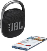 JBL Clip 4 Ultra-Portable Waterproof Dustproof Bluetooth Wireless Speaker - Certified Refurbished