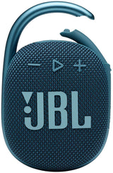 JBL Clip 4 Portable Wireless Bluetooth Speaker, Blue - Certified Refurbished