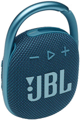 JBL Clip 4 Portable Wireless Bluetooth Speaker, Blue - Certified Refurbished