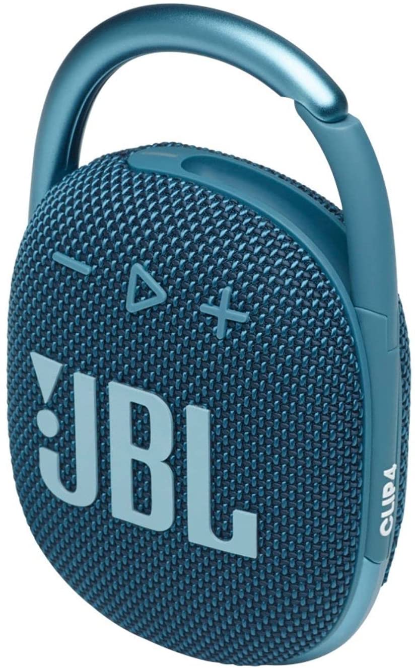 JBL Clip 4 Portable Bluetooth Speaker, Blue - Certified Refurbished