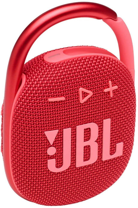 JBL Clip 4 Portable Wireless Bluetooth Speaker, Red - Certified Refurbished