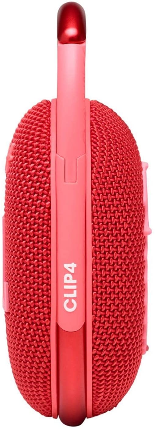 JBL Clip 4 Portable Bluetooth Speaker, Red - Certified Refurbished