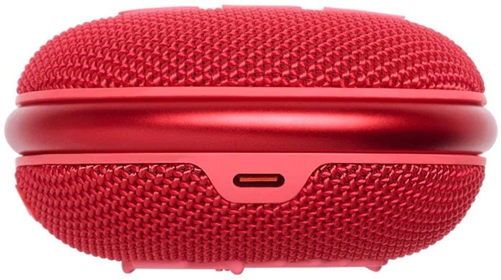 JBL Clip 4 Portable Bluetooth Speaker, Red - Certified Refurbished