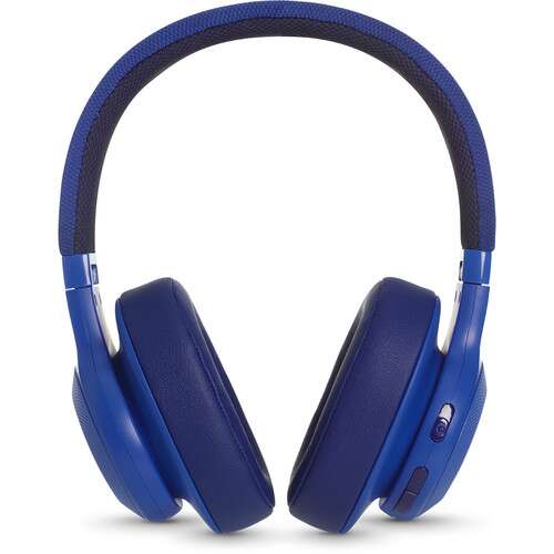 JBL JBLE55BTBLU-Z Bluetooth Headphones Blue - Certified Refurbished