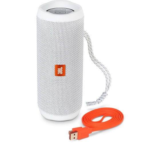 JBL Flip 4 Waterproof Portable Bluetooth Speaker White - Certified Refurbished