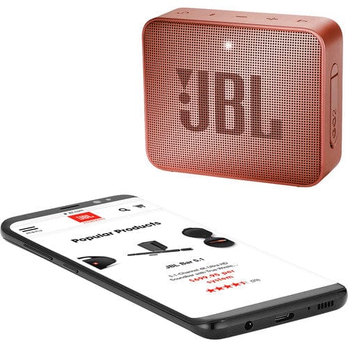 JBL Go 2 Portable Bluetooth Speaker, Cinnamon - Certified Refurbished