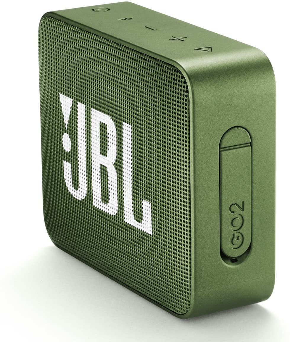 JBL Go 2 Portable Bluetooth Speaker, Moss Green - Certified Refurbished