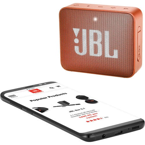 JBL Go 2 Portable Bluetooth Speaker, Orange - Certified Refurbished