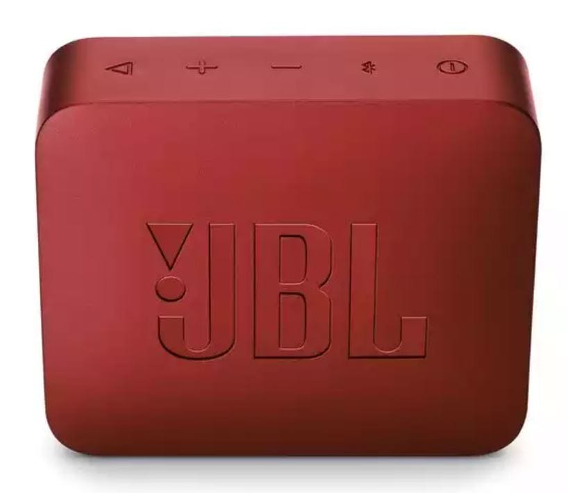 JBL Go 2 Portable Bluetooth Speaker, Ruby Red - Certified Refurbished